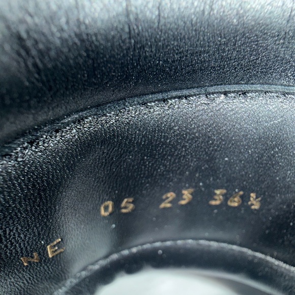 Dior Black Christian Dior Paris Logo Slide Sandals sz 36.5 - Picture 5 of 6